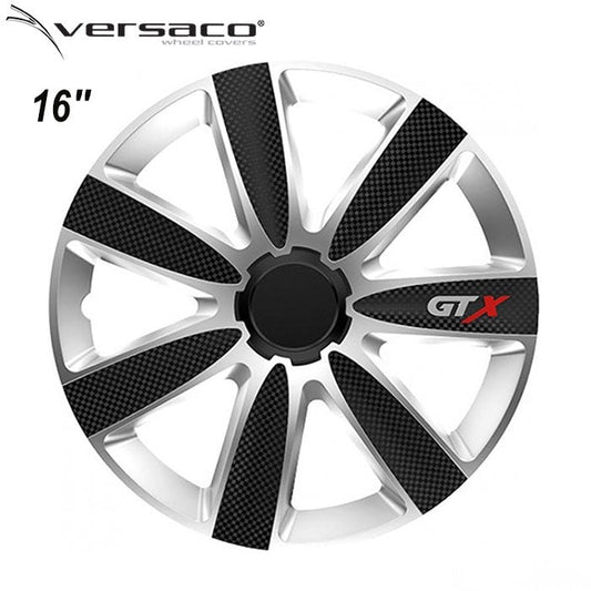 Тасове за джанти 16'' Versaco Carbon GTX - Black / Silver