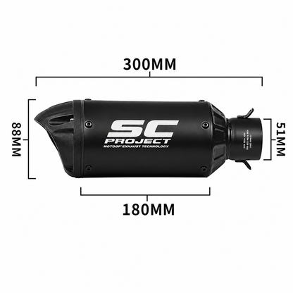 Гърне за мотоциклет черно 35см PG513
