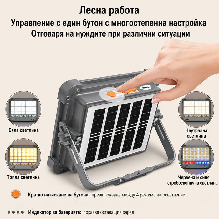 Соларен LED прожектор PA1571 - 50W