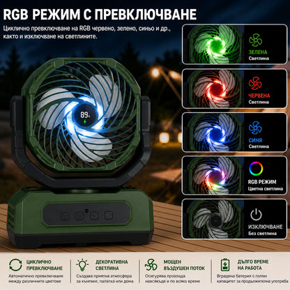 Вентилатор PA1567 + батерия и дистанционно