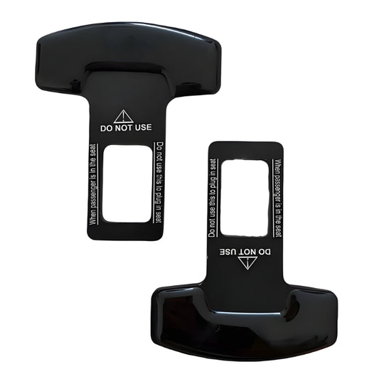 Закопчалка за колан 2бр/к-т черен гланц